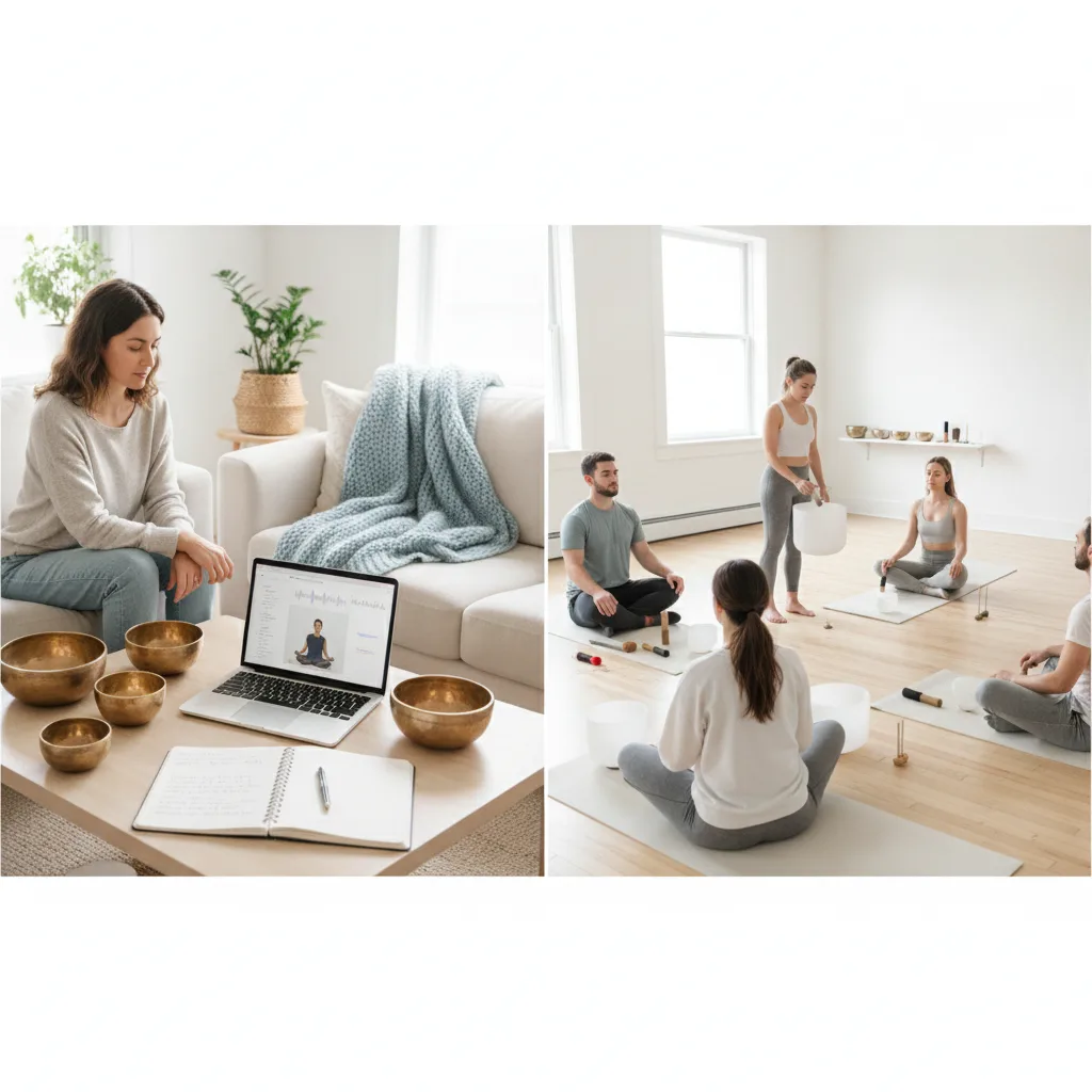 Formation sonothérapie en ligne ou présentiel, bien choisir